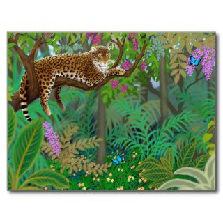 Jungle Leopard Postcard
