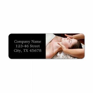 Customize Massage Salon beauty SPA business Custom Return Address Label