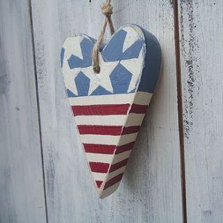 stars and stripes heart by giddy kipper