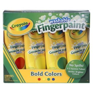 Crayola Fingerpaint Primary Colors    4ct