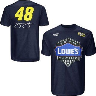 Chase Authentics Jimmie Johnson Lowe's Name & Number T Shirt  Sports Related Merchandise  Sports & Outdoors