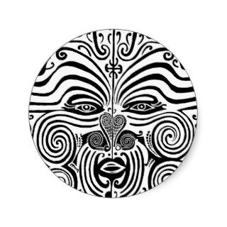 Tribal Tattoo Design   New Zealand Maori Sticker