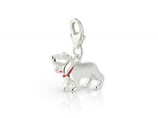 silver dachshund dog charm by argent of london