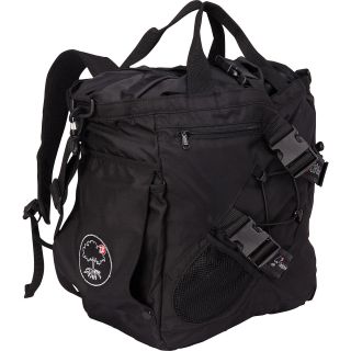 OG Sack Sport/Yoga Backpack with Messenger Strap   Black