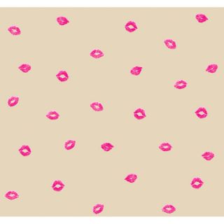 York Wallcoverings Risky Business Smooches Abstract Wallpaper