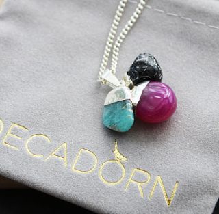 miniature harmony, success, strength pendant by decadorn