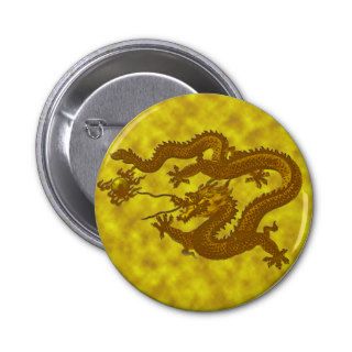 Gold Coin Dragon Button
