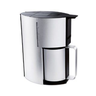 JACOB JENSEN   Thermo Kaffeemaschine   9 Tassen   1.2L   Aluminium Küche & Haushalt