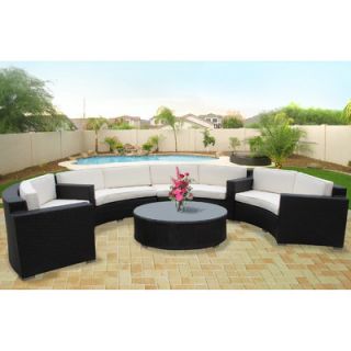 Modway Portico 5 Piece Outdoor Patio Sectional Set