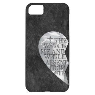 "Watch Over Thee" Black Marble Phone Cover Case For iPhone 5C