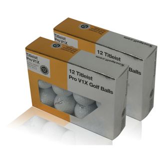 Titleist Refinished Mint Pro V1x Golf Balls (Case of 24) Titleist Golf Balls