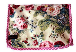 wash bag oilcloth floral ida print by love lammie