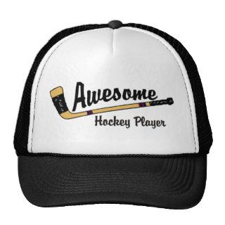 Awesome Hockey Player Hat