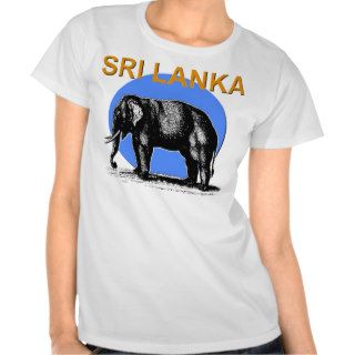 SRI LANKA ELEPHANT T SHIRTS