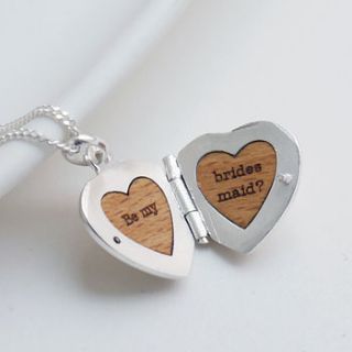 personalised sterling heart locket by maria allen boutique