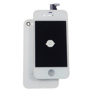 iPhone 4 SET LCD Display Weiss + Backcover + homebutton Elektronik