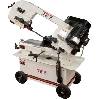 JET Horizontal/Vertical Band Saw with Hydraulic Feed — 7in. x 12in., Model# 414459  Band Saws