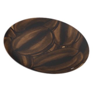 Giant Coffee Beans Party Plate