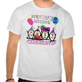Silly Penguins 2nd Birthday T shirts and Gifts