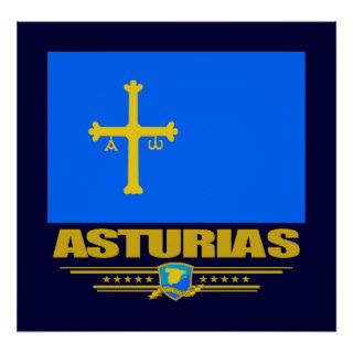 Flag of Asturias Print