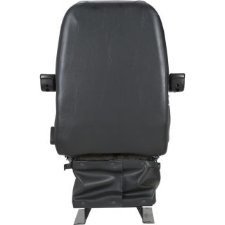 Wise Suspension Seat with Armrests — Black, Model# XWM1161  Suspension Seats