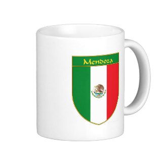 Mendoza Mexico Flag Shield Coffee Mug