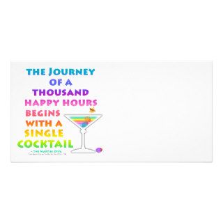 MARTINI ZEN   Happy Hour Journey Photo Card