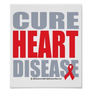 Cure Heart Disease Posters