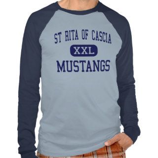 St Rita Of Cascia   Mustangs   High   Chicago Shirt