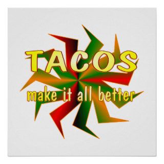 Tacos Posters