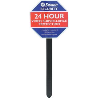 Swann Communications Security Deterrent Sign — Model# SW276YSS  Security Camera Accessories