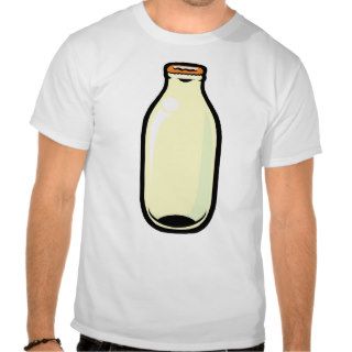 Milk Bottle. Gold top. T shirts