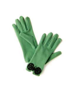 Glove Story in Green  Mod Retro Vintage Gloves