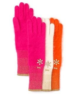 Juicy Couture Angora Gloves with Lurex's