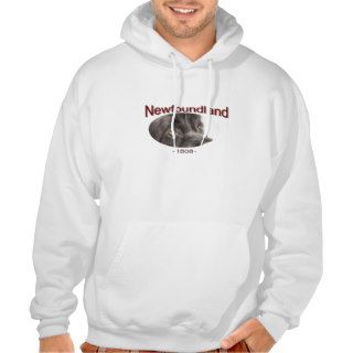 Newfoundland Lord Byron Quote Hooded Sweatshirts