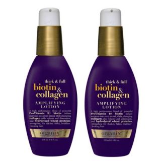 Organix Biotin and Collagen Thickening spray 6 oz.