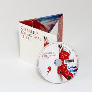 personalised christmas stocking cd by mixpixie
