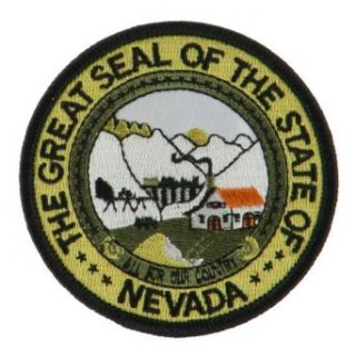 Western State Seal Embroidered Patch   Nevada OSFM at  Mens Clothing store