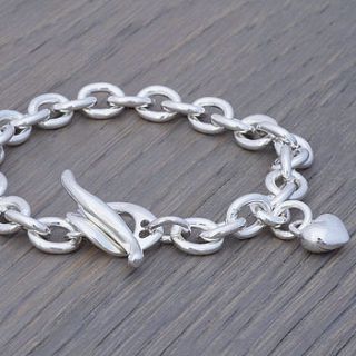 lifetime silver charm bracelet by scarlett jewellery