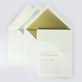 painswick letterpress wedding invitation by piccolo