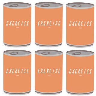exercise in a can a3 print by the joy of ex foundation