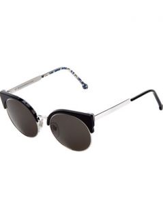 Retro Super Future 'ilaria Maiolica Cobalt' Sunglasses