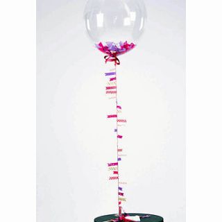 confetti filled balloon by bubblegum balloons