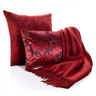 Highgate Manor Royal Elegance Pillows & Throw 3 piece Gift Set