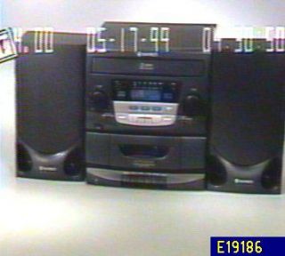 NewTech 3 CD Drawer AM/FM Cassette Compact Stereo —