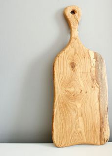 handmade welsh oak serving board by knead home