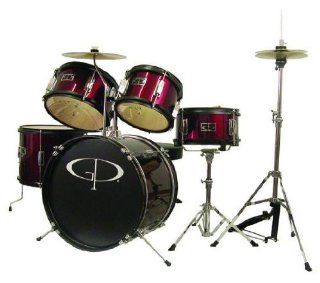 GP Percussion 5 Piece Junior Drum Set Musical Instruments