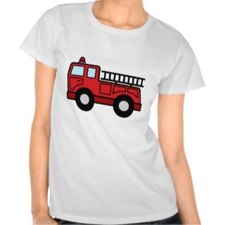 Cartoon Clip Art Firetruck Emergency Vehicle Truck Tshirts
