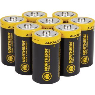 D-Cell Alkaline Batteries — 8-Pk.  Alkaline Batteries
