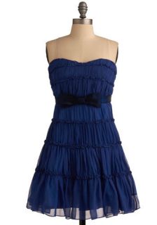 Your Big De Blue Dress  Mod Retro Vintage Printed Dresses